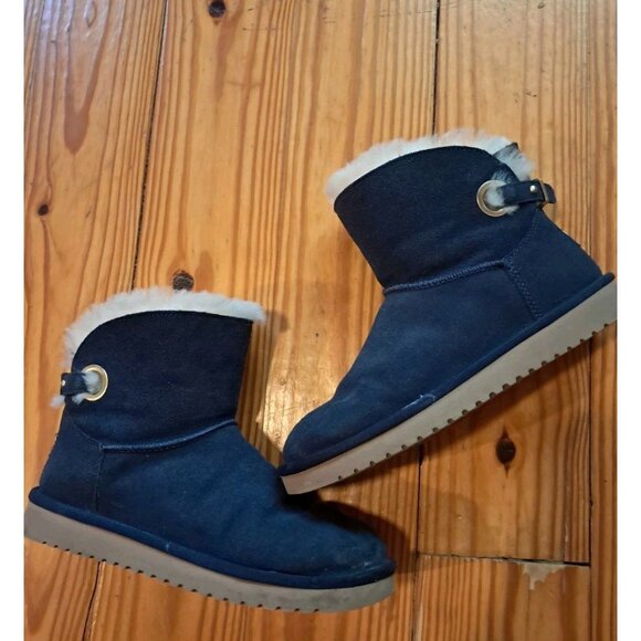 KOOLABURRA BY UGG/ DELENE MINI BLUE SIZE 7 WOMEN’S BOOTS STYLE - Picture 1 of 3